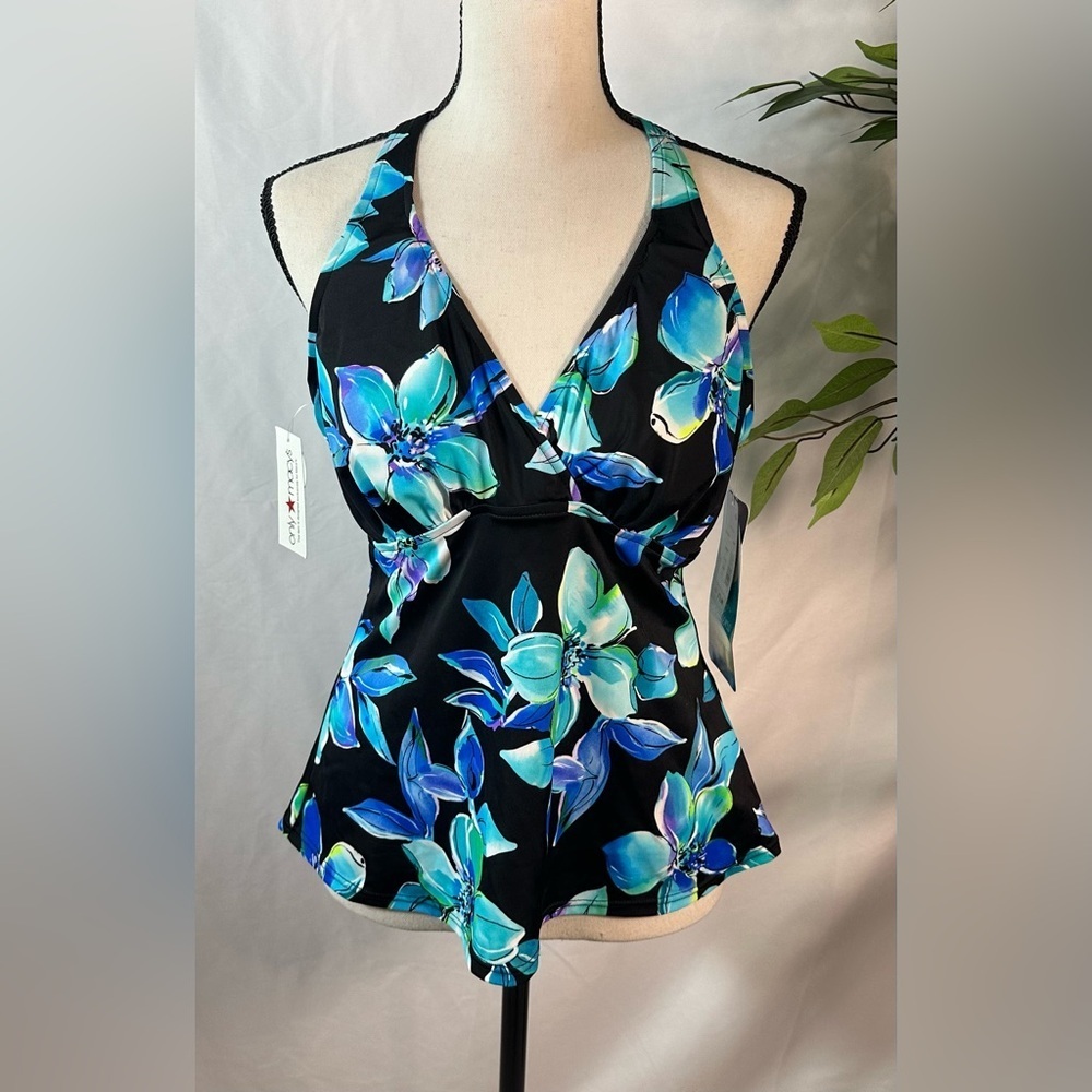 Caribbean Joe Blue One Piece Swimwear ๐ดโ๏ธ - Picture 11 of 13